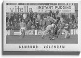 Walljar - Cambuur - Volendam '70 - Muurdecoratie - Canvas schilderij