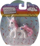 eenhoorn Pocket Unicorn meisjes wit/hartje