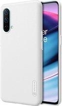 Telefoonhoesje geschikt voor OnePlus Nord CE 5G - Super Frosted Shield - Back Cover - Wit