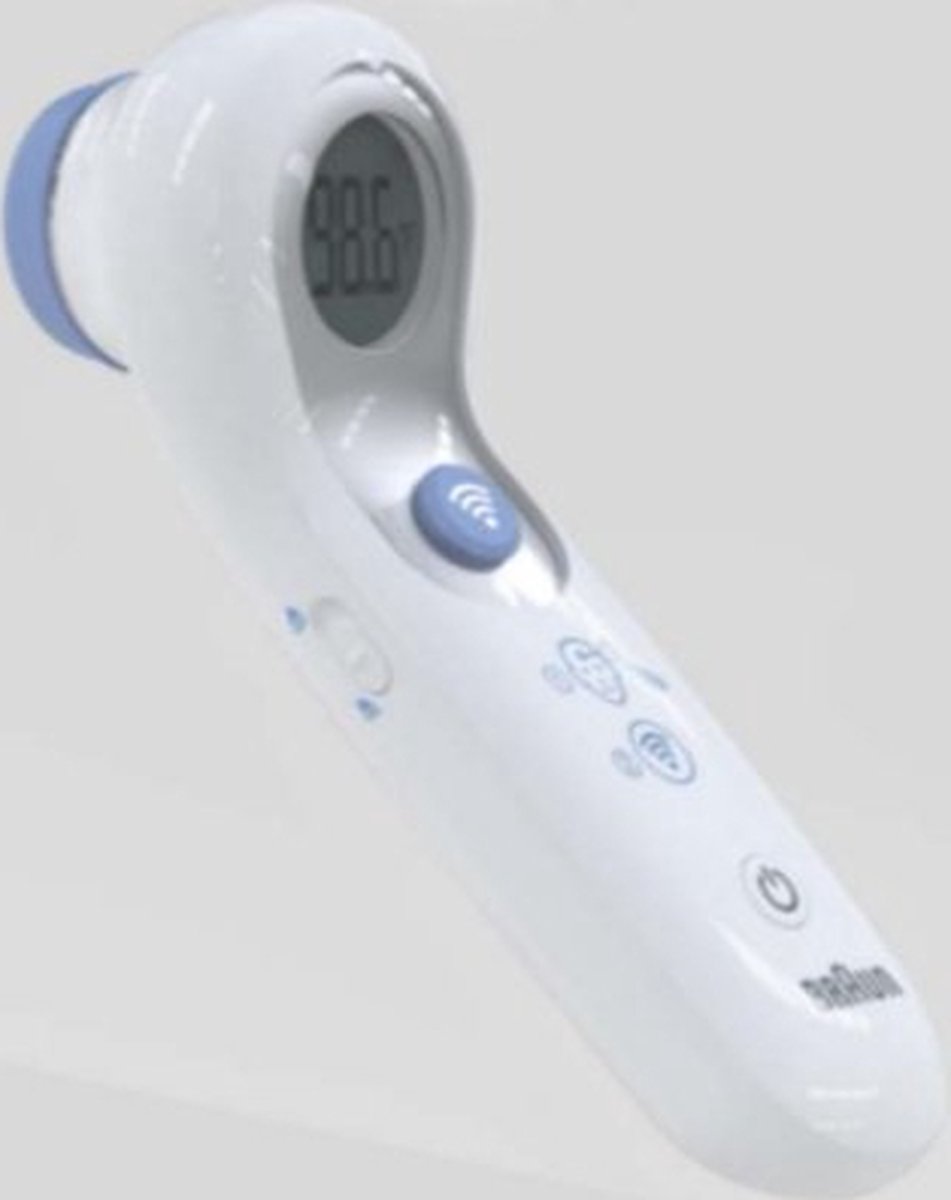 Thermomètre Braun NTF3000 - sans contact + contact - Blanc - Prix