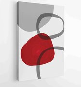 Canvas schilderij - Abstract wall arts vector. Mural wall art 3 -    – 1910092096 - 50*40 Vertical
