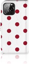 Bookcase iPhone 13 Pro Max Hoesje Cherries