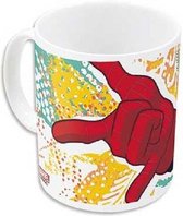 mok Spider man 350 ml junior keramiek wit/rood