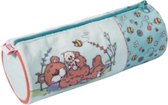 pennenetui Classic Bear junior 20 x 8 cm polyester blauw