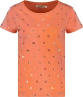 DEELUXE T-shirt met gouden patronen MAYA Clementine
