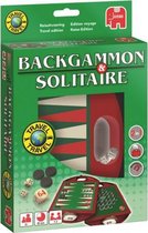 reisspel backgammon & solitaire 16 cm