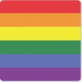 Muismat Klein - Regenboog vlag - Pride Vlag - Love - 20x20 cm