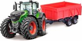 tractor Fendt jongens 27 cm ABS groen/rood 2-delig