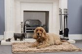 Pet Rebellion - Comfortabele deken voor huisdieren (67 x 100 cm) - Bruin - Tapijt - Deurmat - Droogloopmat - Schoonloopmat - Anti Slip - Machine Wasbaar