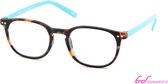 INY Icon Double G55700 havane / turquoise +2,00