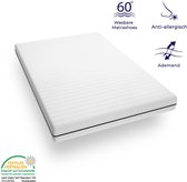 Matras 120x200 cm  - Comfortschuim - Wit - Matrassen - Gemiddeld