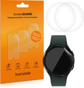 kwmobile 3x screenprotector voor Samsung Galaxy Watch 4 (40mm) - Beschermende folie voor fitnesstracker