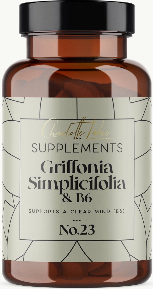 Griffonia Simplicifolia & Vitamine B6 | 60 capsules | Supplement voor Gemoedstoestand & Energie | CL Health by Charlotte Labee