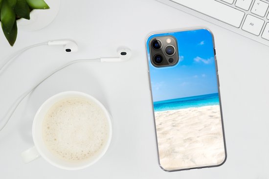 Coque iPhone 12 Pro Max - Plage - Mer - Sable - Siliconen