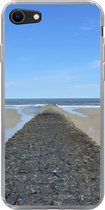 Geschikt voor iPhone 7 hoesje - Noordzee - Strand - Water - Siliconen Telefoonhoesje