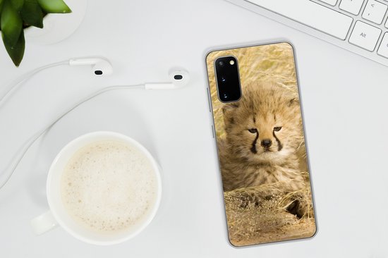 Coque Samsung Galaxy S20 - Cheeta - Jeune - Herbe - Siliconen