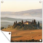 Posters de jardin Toscane - Paysage - Italie - 50x50 cm - Toile jardin