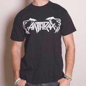 Anthrax Heren Tshirt -L- Death Hands Zwart