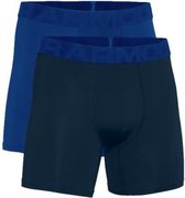 UA Tech Mesh 6in 2 Pack-Royal Blauw