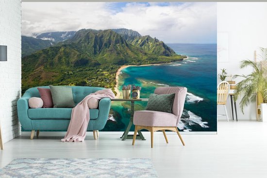 Papier peint - Papier peint photo Hawaï - Île - Ciel - Largeur 330 cm x hauteur 220 cm