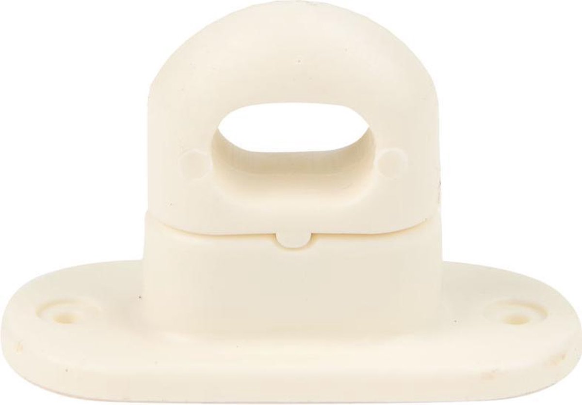 Afdekzeilwinkel - Tourniquet 42x22mm draaisluiting crème kunststof professioneel