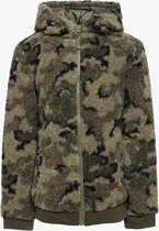 Mountain Peak kinder outdoor fleece vest - Groen - Maat 152