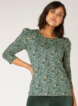 YEST Anaïs Jersey Shirt - Greyed Mint - maat 38