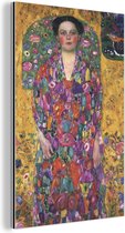 Wanddecoratie Metaal - Aluminium Schilderij Industrieel - Portrait of Eugenia Primavesi - Gustav Klimt - 20x30 cm - Dibond - Foto op aluminium - Industriële muurdecoratie - Voor de woonkamer/slaapkamer
