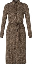 YESTA Violette Essential Jurk - Taupe/Black - maat 0(46)