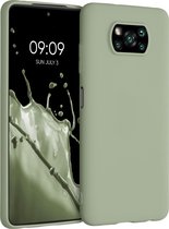 kwmobile telefoonhoesje voor Xiaomi Poco X3 NFC / Poco X3 Pro - Hoesje voor smartphone - Back cover in grijsgroen