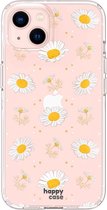 HappyCase iPhone 13 Mini Hoesje Flexibel TPU Bloemen Print