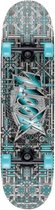 skateboard Double Kick 79 cm Industrial grijs/blauw