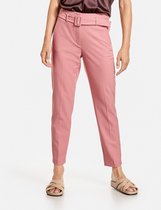 GERRY WEBER Dames Broek met stoffen ceintuur