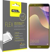 dipos I 3x Beschermfolie 100% compatibel met Huawei Y7 (2018) Folie I 3D Full Cover screen-protector