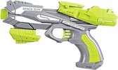 pistool Space Gun 20 cm grijs/groen
