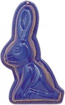 zandvormpje konijntje 14 cm blauw