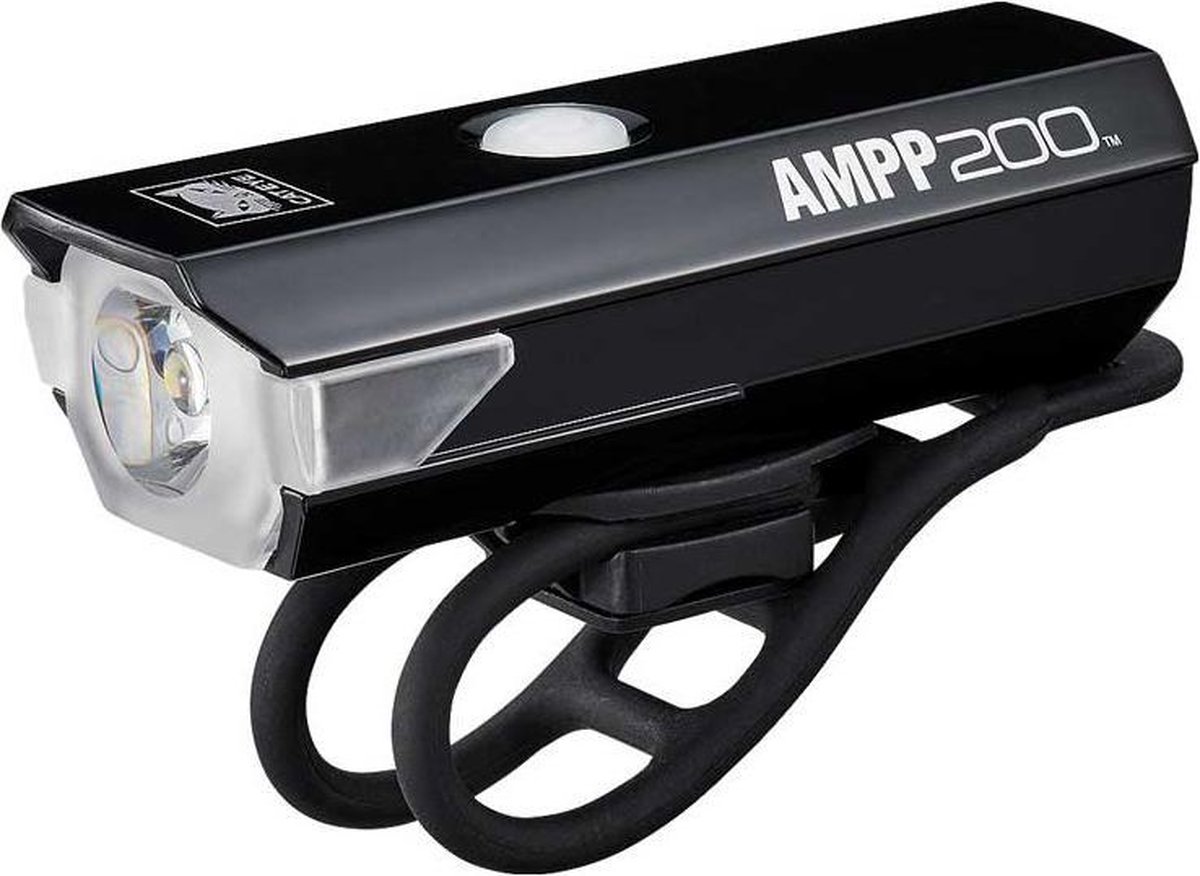 CatEye AMPP200 Koplamp - HL-EL042RC - LED - USB - Oplaadbaar - Zwart