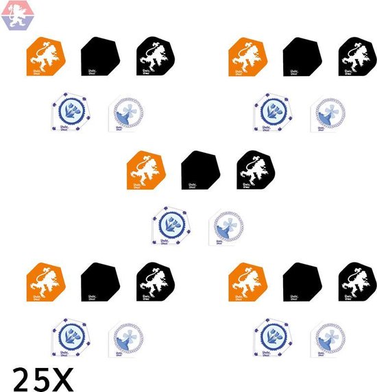 Afbeelding van het spel 25x Dutch Darts Flight Set