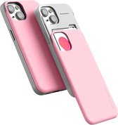 Telefoonhoesje geschikt voor Apple iPhone 13 Pro - Mercury Sky Slide Bumper Case - Roze