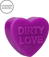 Heart Soap - Dirty Love - Lavender Scented - Funny Gifts & Sexy Gadgets