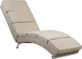 Casa Relax Lounger London Sand geweven stof