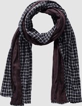 Organic Cotton Doubleface Scarf Brown