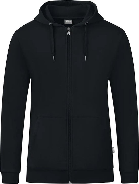 Jako Organic Hooded Jacket Hommes - Zwart