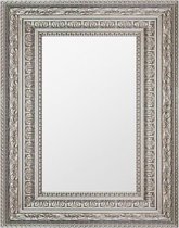Barok Spiegel Zilver 78x118 cm – Kali – Zilveren Wandspiegel – wand spiegels – Duurzame spiegel zilveren lijst – Perfecthomeshop