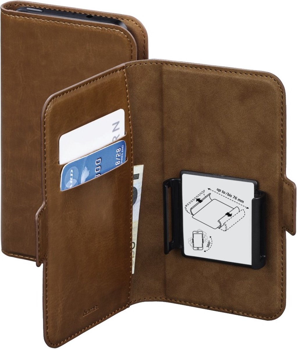 Hama Smart Move L Booklet Universeel Bruin