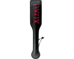 Zwarte Leren Paddle XOXO