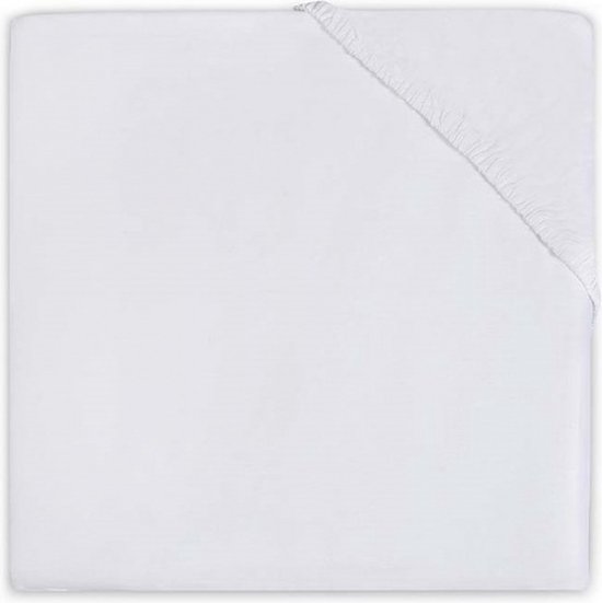 Jollein Box Hoeslaken Jersey - 75x95 cm - Wit