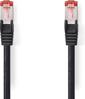 Nedis CAT6-kabel | RJ45 Male | RJ45 Male | S/FTP | 0.25 m | Rond | LSZH | Zwart | Polybag