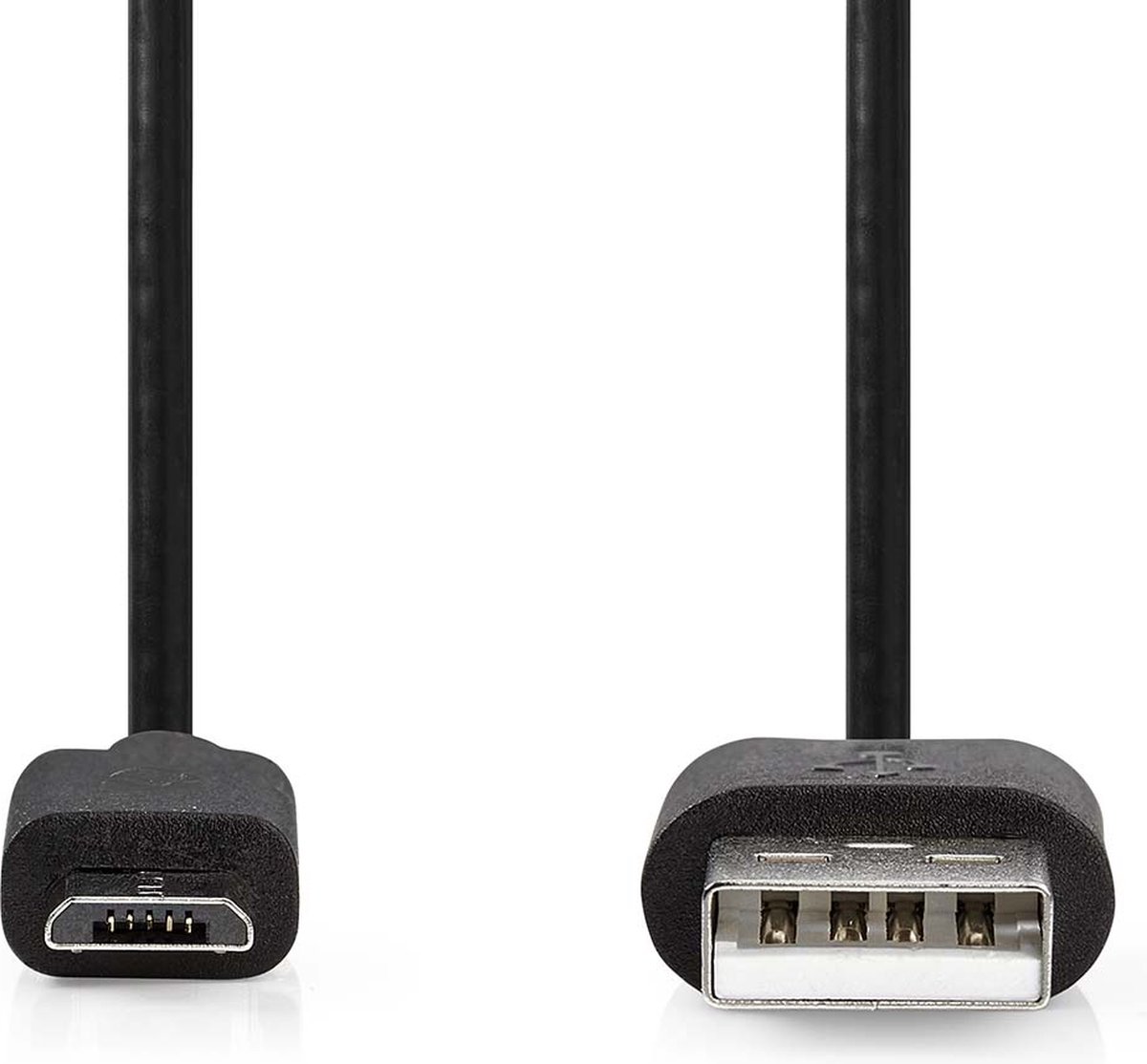 USB 2.0-Kabel | A Male - Micro-B Male | 1,0 m | Zwart