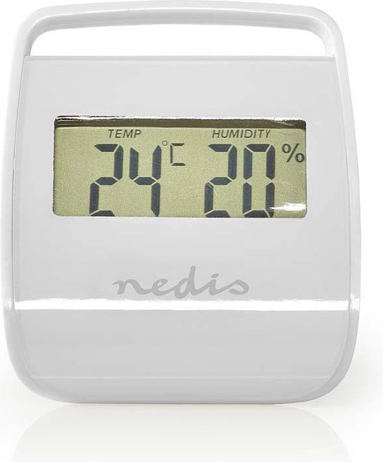 beproeving Verenigen Eentonig Nedis Digitale thermometer - Binnen - Binnentemperatuur - Luchtvochtigheid  binnenshuis... | bol.com